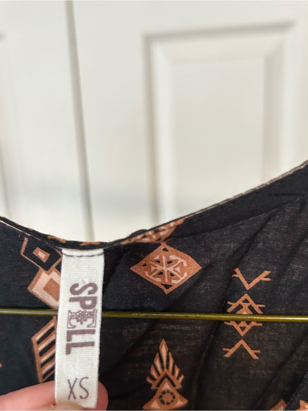 Spell black & tan Phoenix dress xs - Picture 3 of 7